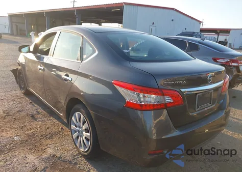 2014 Nissan Sentra S z USA, uszkodzony, nr VIN 3N1AB7AP6EL682317